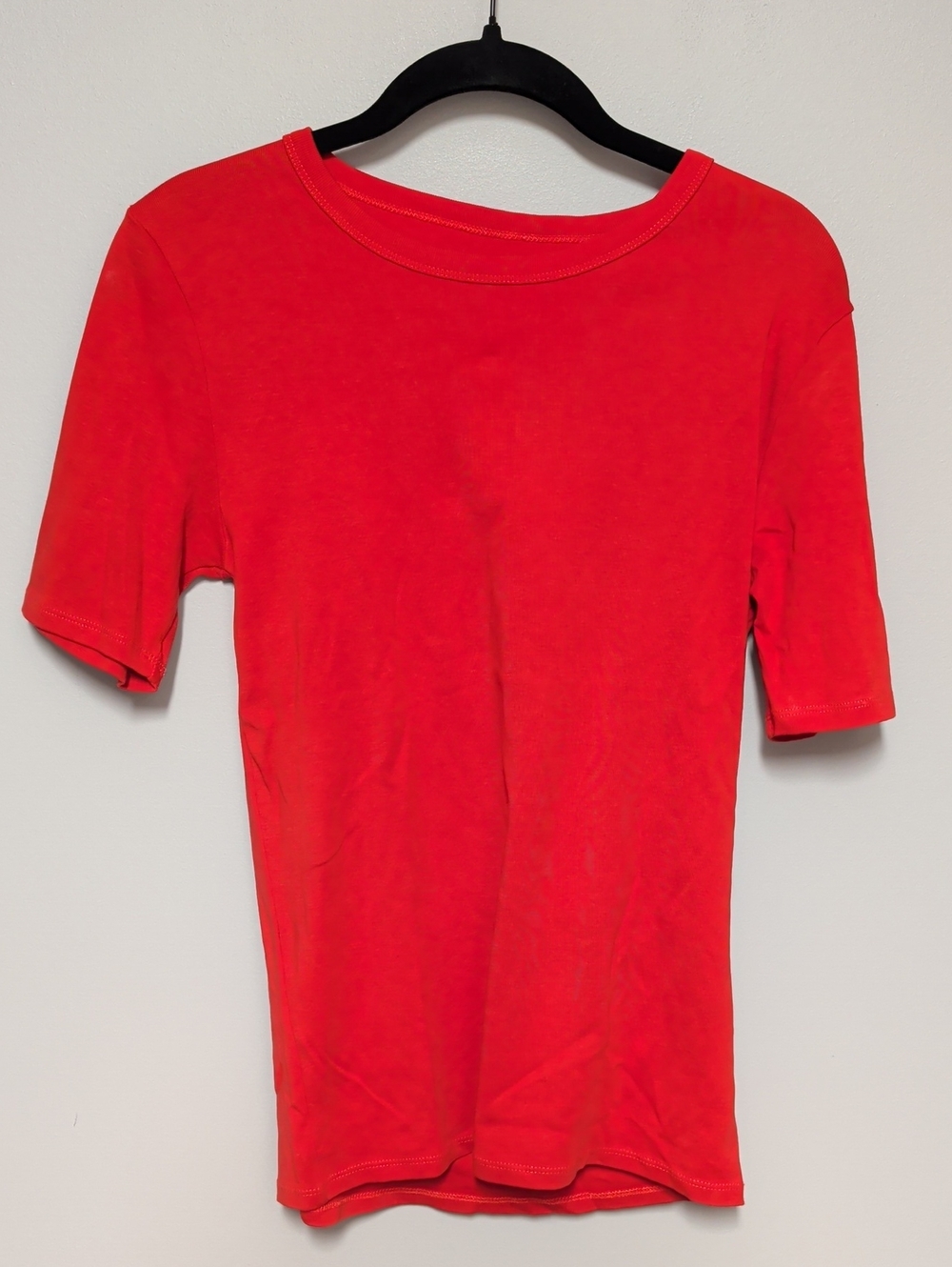 J. Crew Short Sleeve Crewneck Tee - Bright Red - Picture 1 of 6